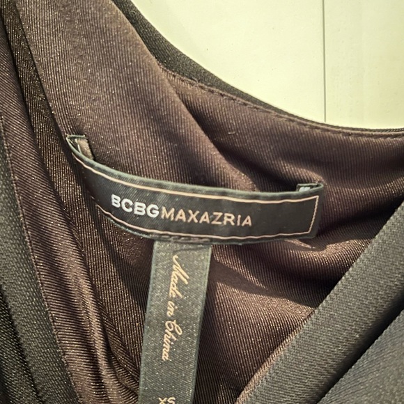 BCBG Max Azria one sleeve black formal gown - Picture 3 of 3